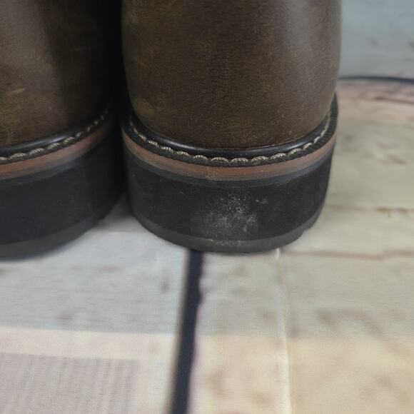 Justin Original Workboots 10 D Pulley 8 In Electrical Hazard Steel Toe Work main image 4